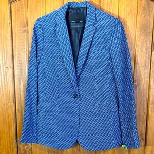 Banana Republic Navy Geometric Women’s Blazer Size 4